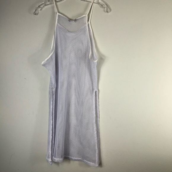 BLUSH White Mesh Bikini Bathing Suit Cover Up Size XL - Picture 6 of 7